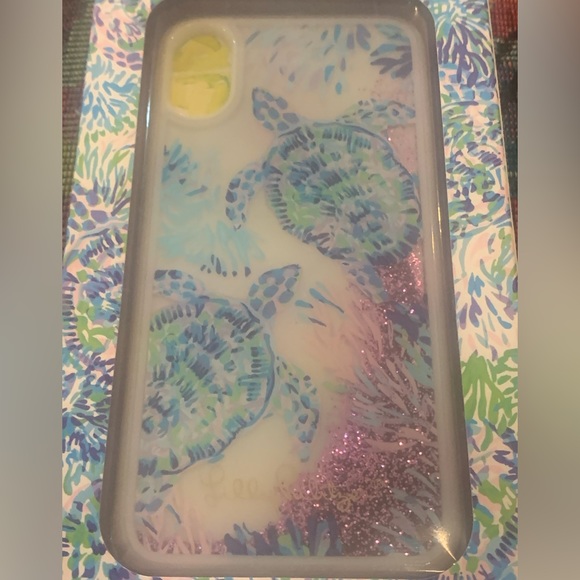 NIB Lily Pulitzer Glitter iPhone Case (NWT) - Picture 1 of 5